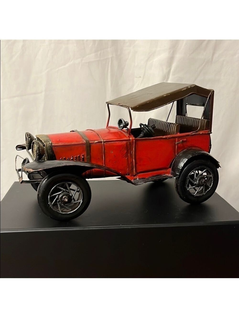 Red Metal Vintage Model Car